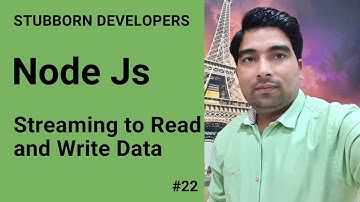 Use Streams in Node.js | Create Readable & Writable Streams in Node JS
