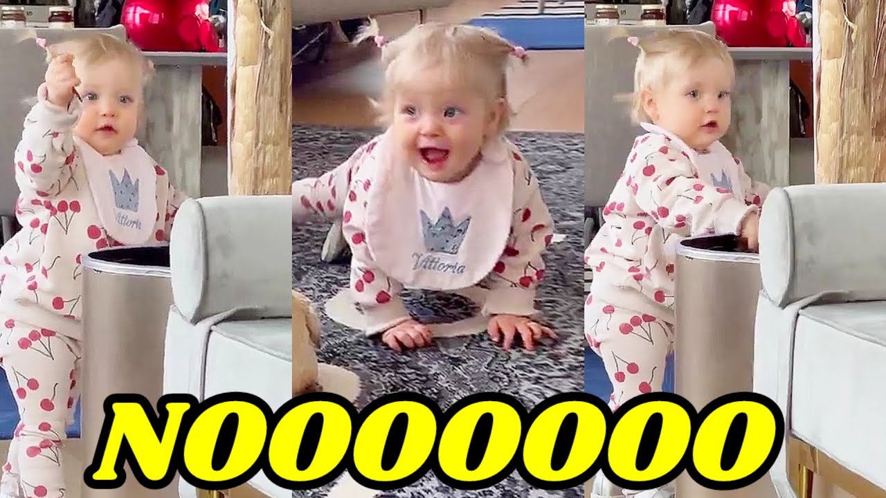 Vittoria Lucia Ferragni stasera fa la biricchina e butta per terra le cortecce delle piante