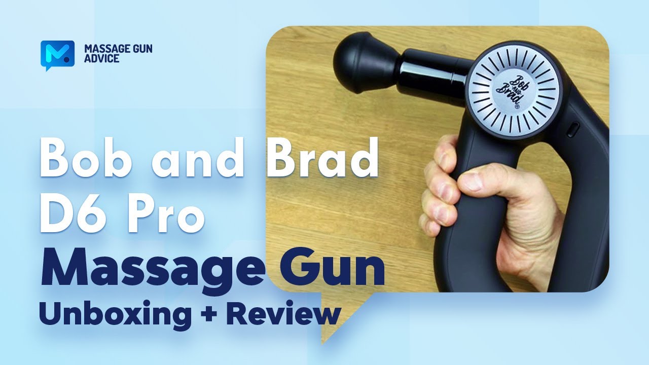 Bob and Brad D6 Pro Massage Gun. Inhand review Unboxing, Speeds Tests