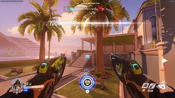 Overwatch CTF: Raptor goes 13 and 1 on Tracer w/ Score Board for kill streak