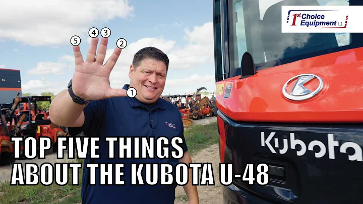 Kubota U48 | Top Five Things People are Impressed With