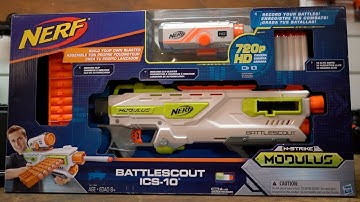 Nerf Modulus Battlescout ICS-10 Unboxing and Review!