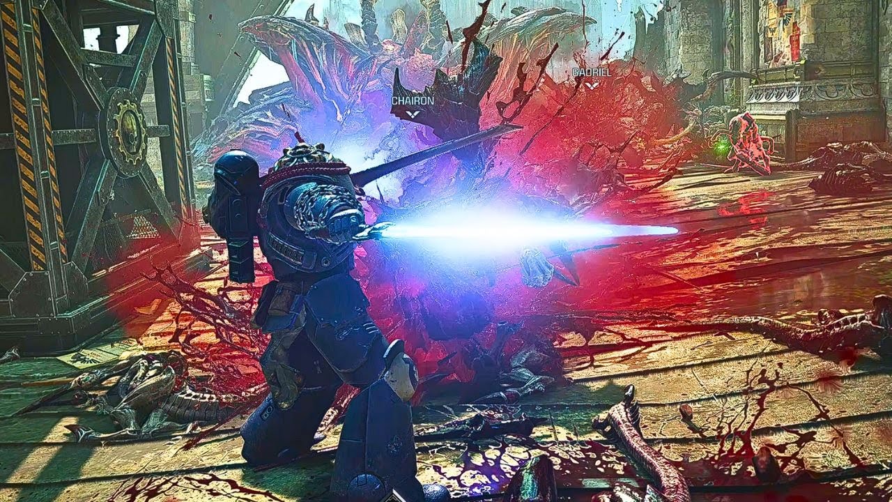 Brutal Charge Attack Scene - Warhammer 40,000: Space Marine 2 - YouTube
