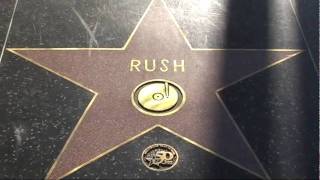 Rush - New World Man - Hollywood Walk of Fame