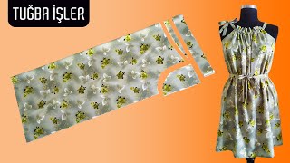 картинка: Очень простой крой и пошив сарафана | Tuğba İşler