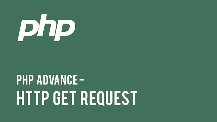 Web Development - PHP Advance : HTTP GET Request
