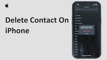How To Delete Contact On iPhone 2025 | Remove Someone From iOS Contacts