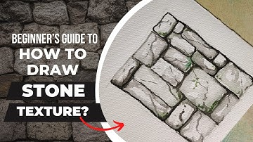 How to draw Stone texture ?#architecture #landscape #texture#watercolour