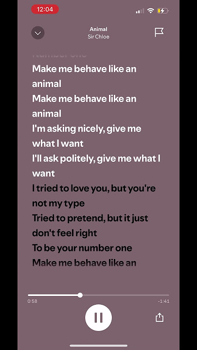 Animal - Sir Chloe