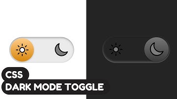 Dark Mode Toggle Button from scratch in 12 Minutes