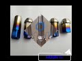 Titanium bolts and other parts for automobile.