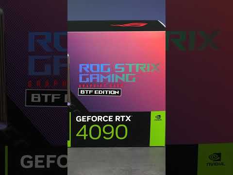 Ich liebe dieses Konzept, weg mit den Kabeln! ASUS BTF mit RTX 4090 ohne Stromanschluss! #ROG #BTF