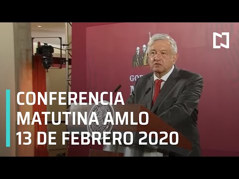 Conferencia matutina AMLO - Jueves 13 de febrero 2020