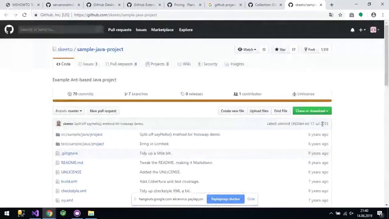 Visual Studio Github Entegrasyonu - YouTube