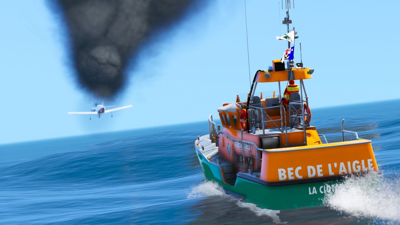 [GTA 5] SÉRIE ÉTÉ 2022 | UN AVION SE CRACHE EN MER - SNSM #2