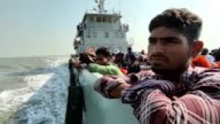 Bangladesh navy takes Rohingya to isolated island