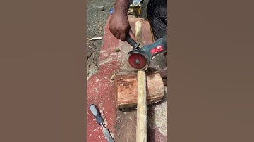 Best Tool for Wood Smoothing? Watch This Angle Grinder in Action!