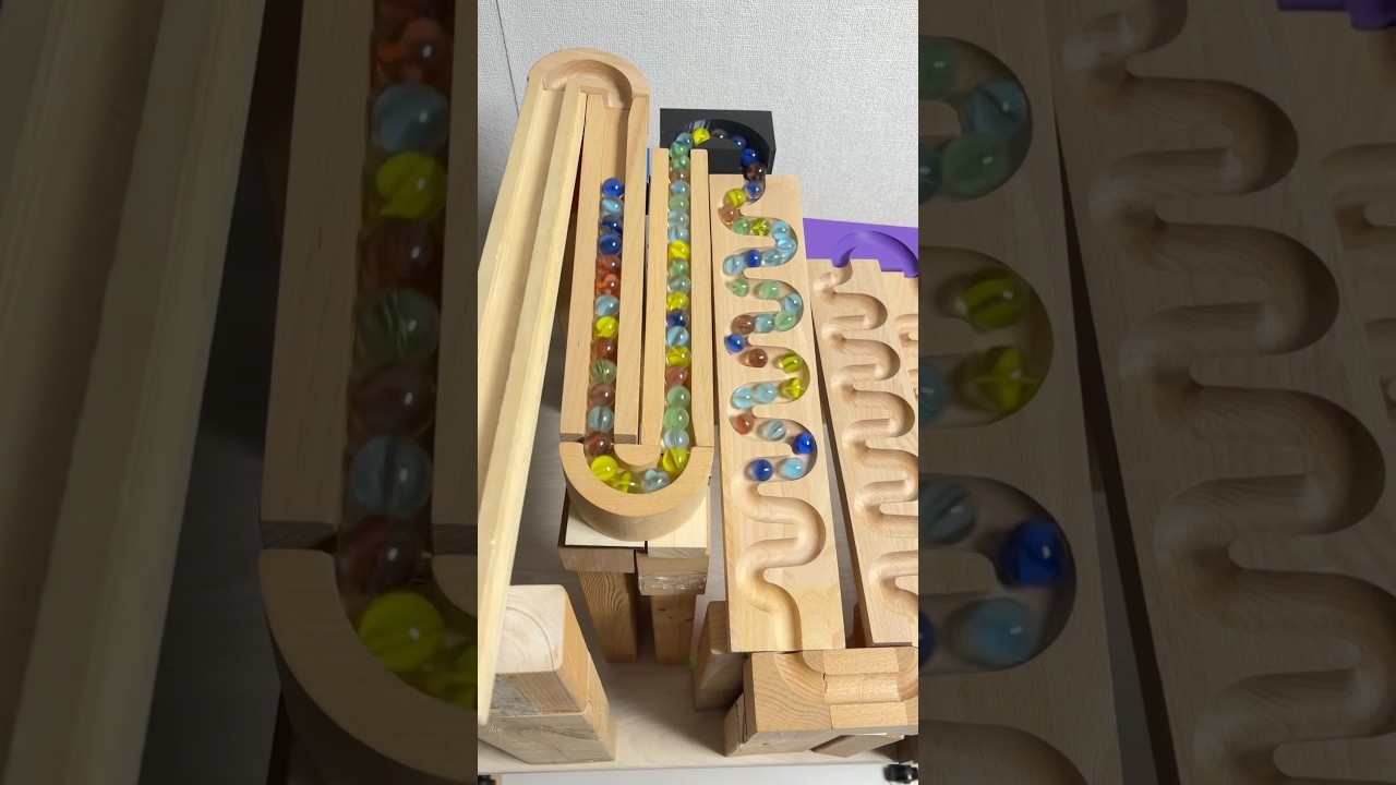#marblerun #marblerace #ビー玉転がし #marble #marblerunrace #marblesrace #toys #relax