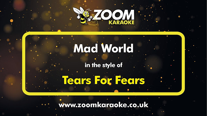 Mad World Karaoke version - Karaoke performance video thumbnail