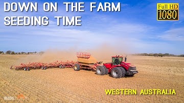 Seeding Time Down On The Farm Western Australia