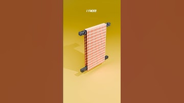 cloth faces 1 to 64 simulation in blender #animation #satisfying #b3d#minecraft