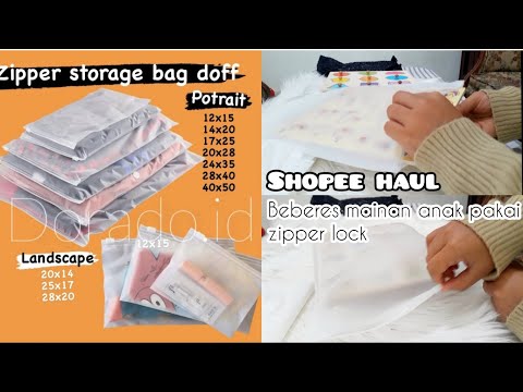 Video: Tas Ziploc ukuran berapa?