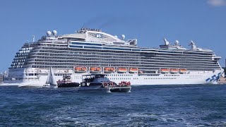 皇家公主号邮轮在悉尼环形码头。 Royal Princess cruise ship at Sydney's Circular Quay.  #Breezy728