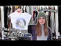 clean out my closet with me!! *motivational + satisfying*