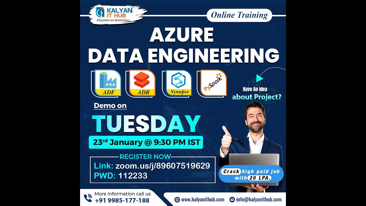 Azure Data Engineering - New Batch | Kalyan IT Hub