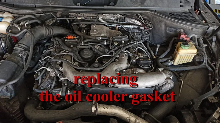 Replacing the gasket for the oil cooler of the V6 3.0 engine (for example TUAREG)