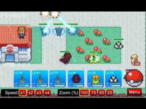 Pokemon Tower Defense:Chapter 5 - Poke Tower 2 Walkthrough 