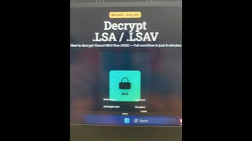 BIG Update: Decrypt .lsa & .lsav Files 🔓 | Full Tutorial at 7:15 PM #coding #supreme
