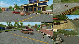 #Bussid Bus simulator indonesia game in Honda civic car mod! screenshot 5