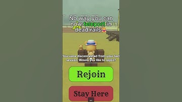 TELEPORT GLITCH in Dead Rails Roblox New Update(No Script):Dead Rails Glitches Lore Guide #deadrails