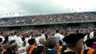 Naval Academy Graduation 2010 - hat toss