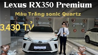 🌟 Lexus RX350 Premium 2024 Sang trọng trong khoang giao xe| Màu trắng Sonic Quart (085) | 0886092888