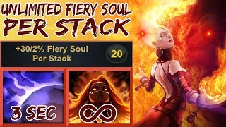 Lina - 3 Sec Counter Spell With Unlimited Fiery Souls Effect - Dota 2 Ability Draft