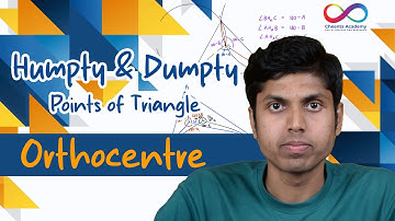 Humpty Dumpty Points of a triangle  | Day 3  | Orthocenter | Cheenta | Raghunath J V
