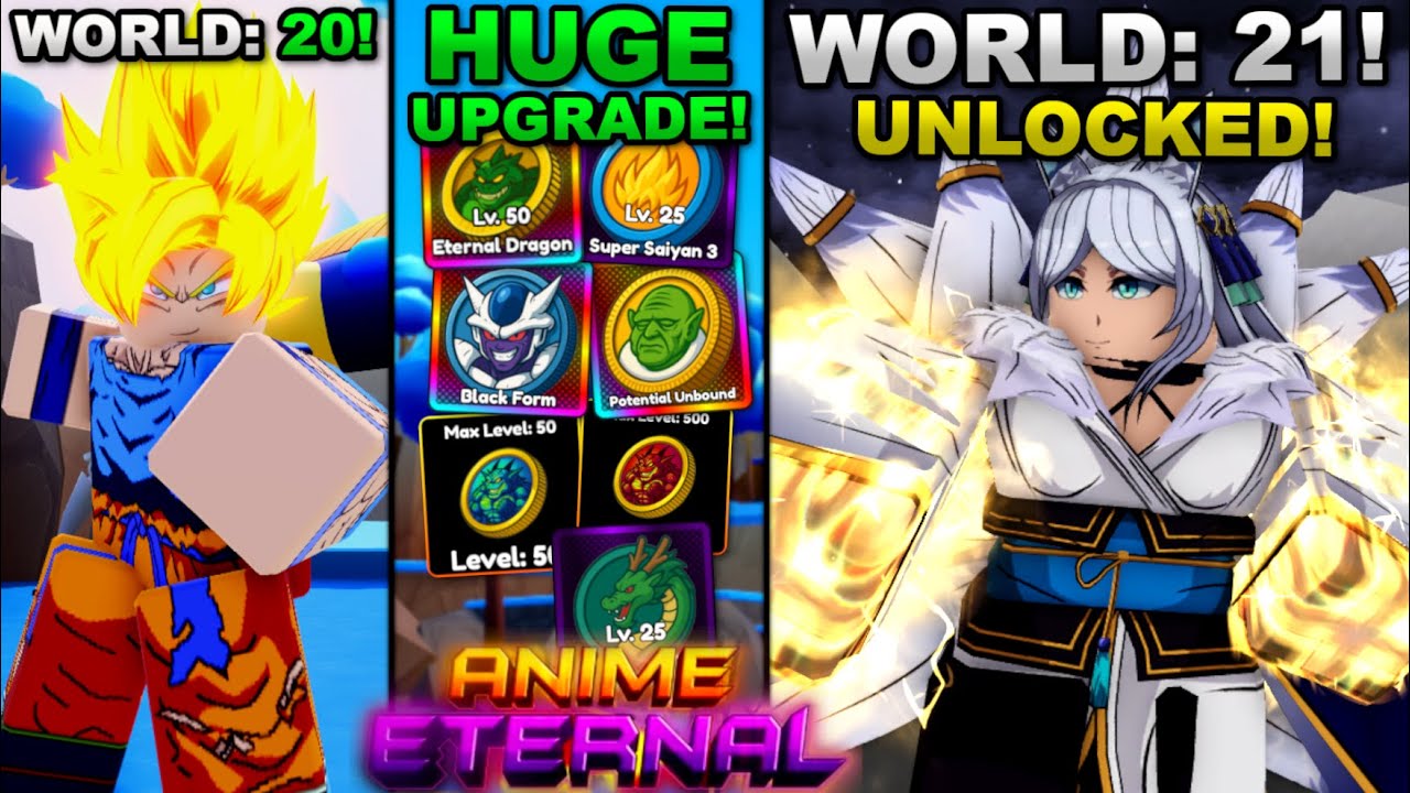 Getting EVERY Upgrade In World 20 In Roblox Anime Eternal