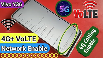 Vivo Y36 4G+ VoLTE Network Enable