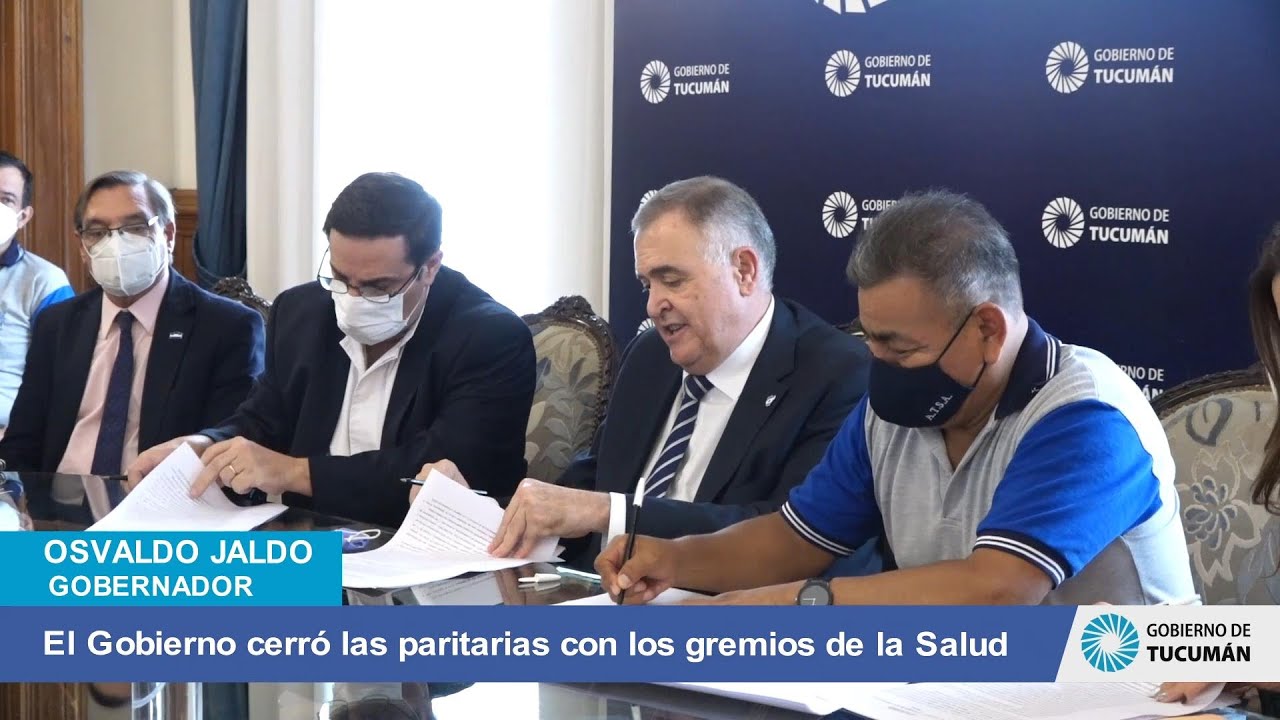 El Gobierno cerró las paritarias con los gremios de la Salud - YouTube
