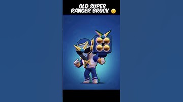 New Vs Old Super Ranger Brock 😔😭 #shorts #brawlstars #bs