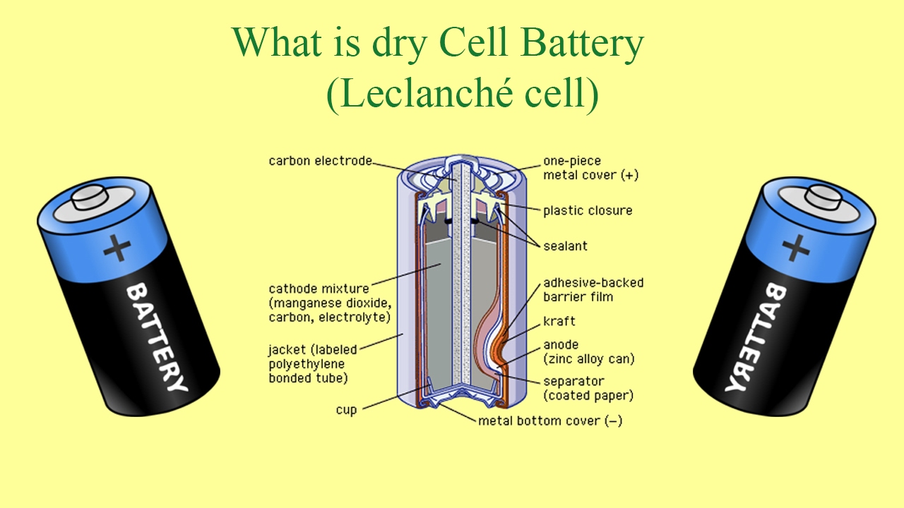 What Is Dry Cell Battery (Leclanché Cell)? And Main Parts Of Dry Cell Battery