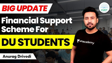 Good News For DU Students | Financial Support Scheme | Complete Analysis Step By Step
