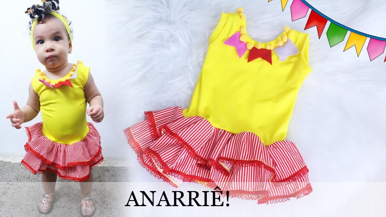 vestido de festa para bebe de 1 mes