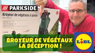 Broyeur de végétaux Lidl Parkside : la grosse déception ! 👎😟