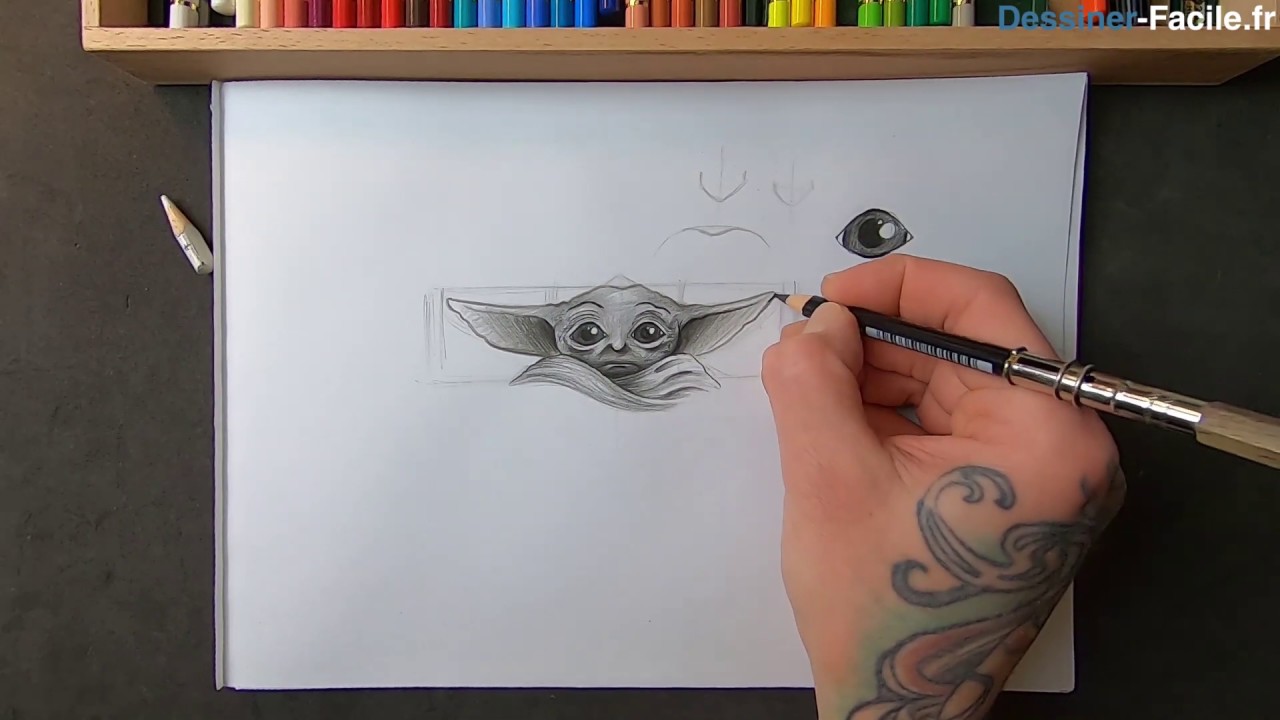 Dessiner Facile Savoir Bien Dessiner Maitre Yoda De Starwars Youtube