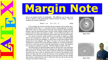 How to Write Margin Note in LaTeX (Latex Advanced Tutorial-08)