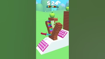 FLYING KNIVES GO WILD IN SLICE MASTER THIS IS INSANE RX27#slicemaster #casualgames #gaming #games