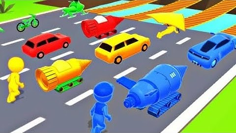 Shape Change Transform Race Shape Shifting All Levels Race Gameplay🏁 Walkthrough Helicopter Car Game